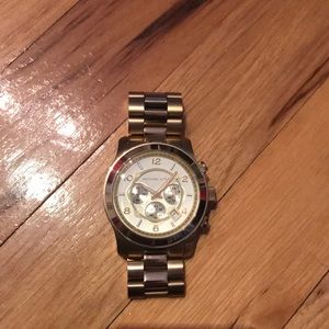MK watch with box and extra links!!